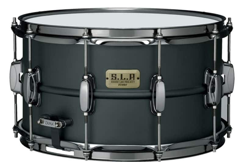 Tama 8x14 S.L.P. Series Big Black Steel Snare Drum image 1