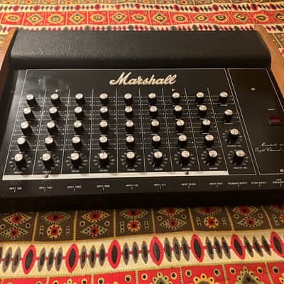 very rare Marshall 8 Channel Mixer 100w 1978 - Vintage Mixer with Spring Reverb, Power Amplifier and Preams image 6