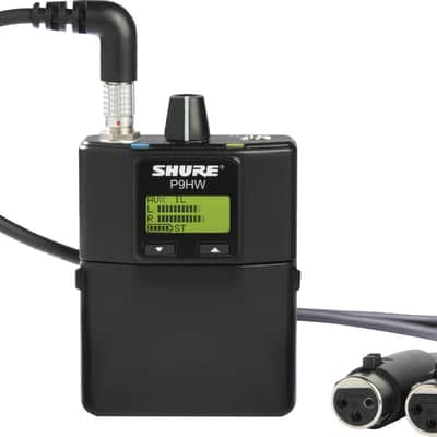 Shure P9HW Hardwired Personal Monitor System Bodypack Receiver image 2