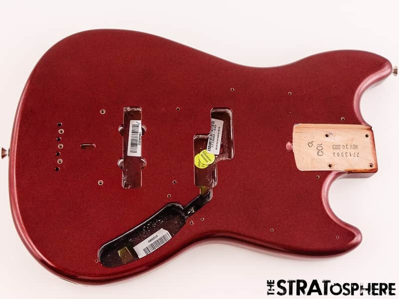 Fender American Performer Mustang Bass BODY USA Parts Aubergine image 1