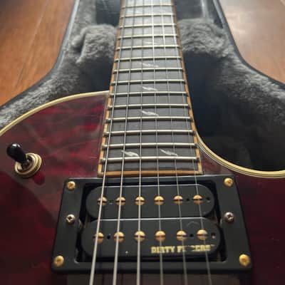 DEMO VIDEO Epiphone Les Paul Custom Prophecy Gibson dirty fingers GX (US customers, tax included in shipping cost)  2009 Black Cherry image 3