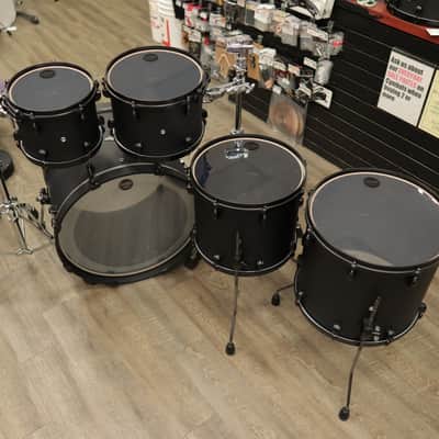 Tama Starclassic Performer 5-piece Shell Pack 22/10/12/14/16 (Flat Black) MBS52AZMBSFBK image 5