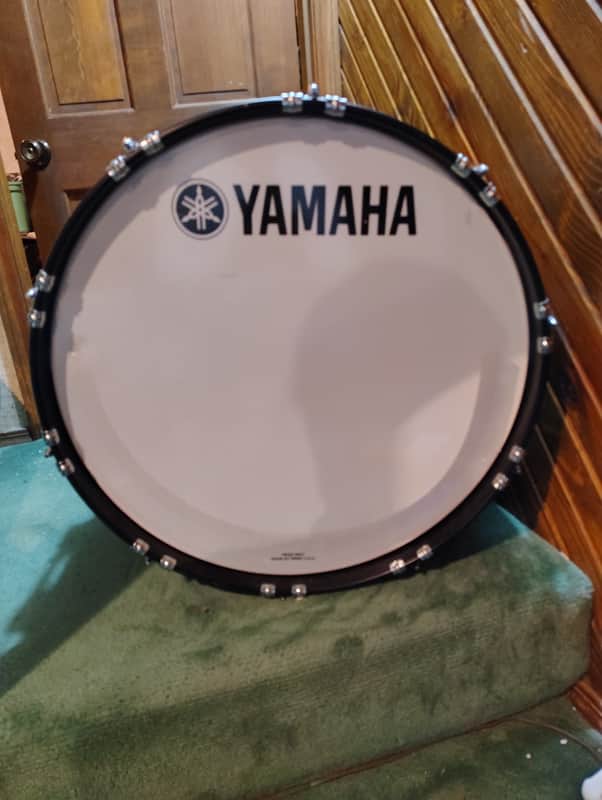 Yamaha Field Corps 14x24 Marching Bass Drum - Black Forest image 1