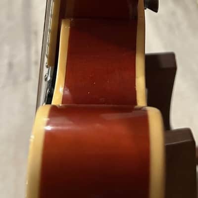 c. 2020 Firefly JSN FF338 Semi-Hollow Body Guitar - Sunburst image 4