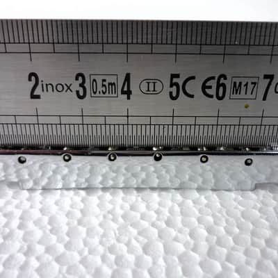 Rare vintage 1960's - 1970's Nickel Gibson ABR-1 wire Tune O Matic bridge, Pat Number 2.740.313 with foundry stamp. image 5
