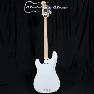 Lakland Skyline 44-64 Lakland Skyline 44-64 Custom PJ - 4-String Bass - White Gloss w/Tortoise Pickguard image 5