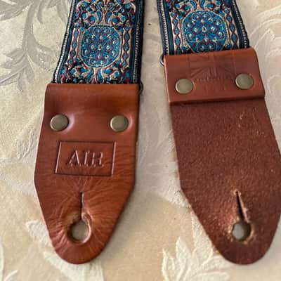 Air Guitar Straps Guitar Strap 🇬🇧 Leather - Thick Leather Ends- Vintage image 2