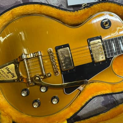 Gibson Custom Shop 1968 Les Paul Custom Double Gold Bigsby Murphy Ultra Light Aged New Unplayed Auth Dlr 10lb 8oz #968 image 11