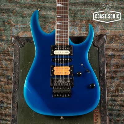 1995 Ibanez RGR470 RG Series, Fujigen made in Japan MIJ, Jewel Blue burst, image 5
