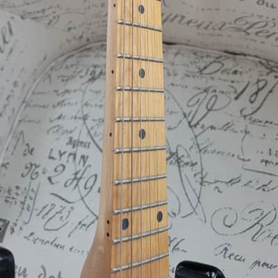 Mini Harmony electric travel guitar short scale image 8