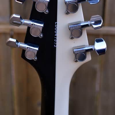 ESP/Edwards Flying V M. Shenker Model 2006 (black and white) image 7