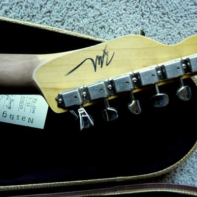 New 2025 Bill Nash T-63 Telecaster Guitar. Lollars, Solid Maple Neck, Trans Amber image 16