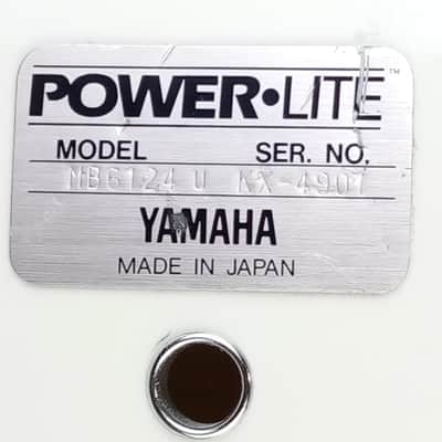 Yamaha Piano White 14x24"Bass Drum M6124U Powerlite Model Japan Vintage 80s Kick image 2