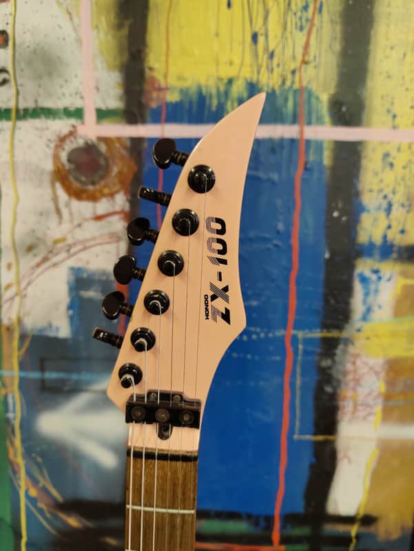 Hondo ZX-100 mid 1980s MIK Hot Pink | Reverb