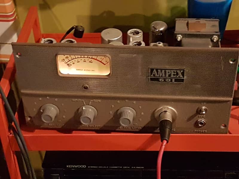 Ampex 601 mono tube microphone preamp, modded, functional 1950s/1960s image 1