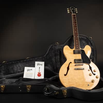2006 Gibson Memphis Custom ES-335 Dot Figured - Antique Natural | USA Semi-Hollow Flame Maple Classic ’57 Humbucker 3.54kg | OHSC image 1