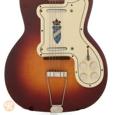 Silvertone Thin Twin 1382L Sunburst 1956