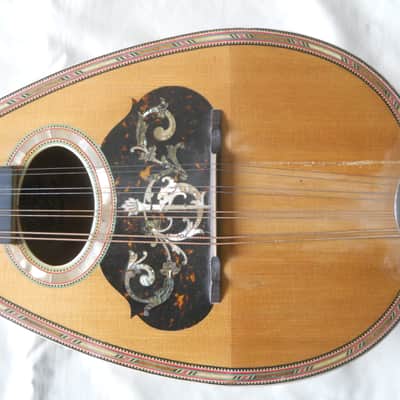 1920's Marcellus CJ Heppe & Son Inlayed Bowl Back Mandolin image 2