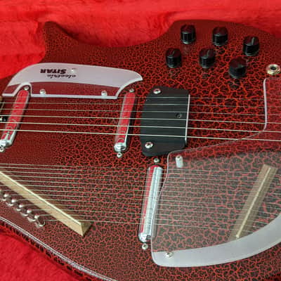 Jerry Jones  Master Electric Sitar Red Crackle w/OHSC / Super Clean / Free Shipping image 1
