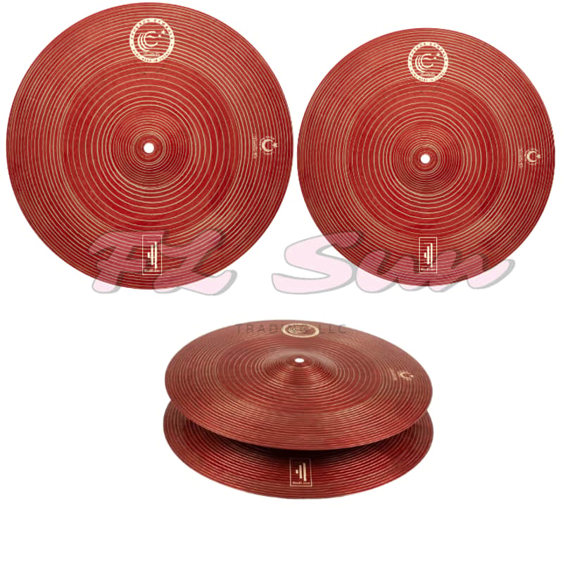 Ephesus Cymbals Redline Series 16" Crash / 20" Ride / 14" Hi-Hat Cymbal Set image 1