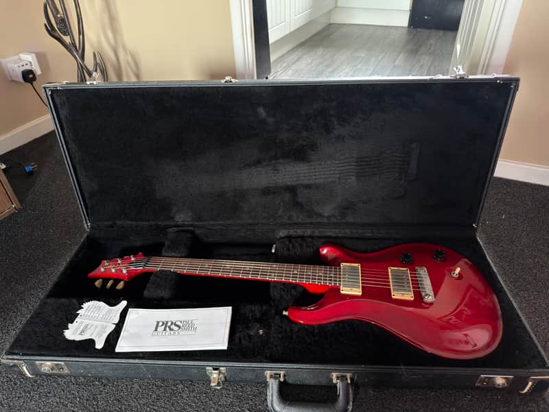 PRS McCarty Korina with Humbuckers 2008 - 2009 - Vintage Cherry image 1