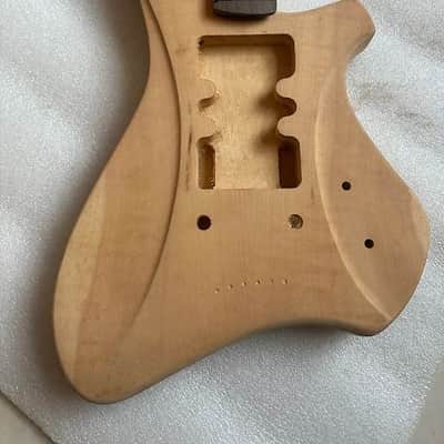 Unfinished DIY Project Electric Guitar Body and Neck, Rosewood Fingerboard image 1