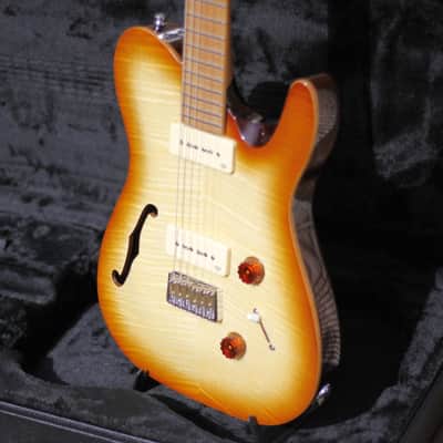 Chapman ML3 Pro Traditional Semi-Hollow 2019 - Vintage Honey Burst image 5