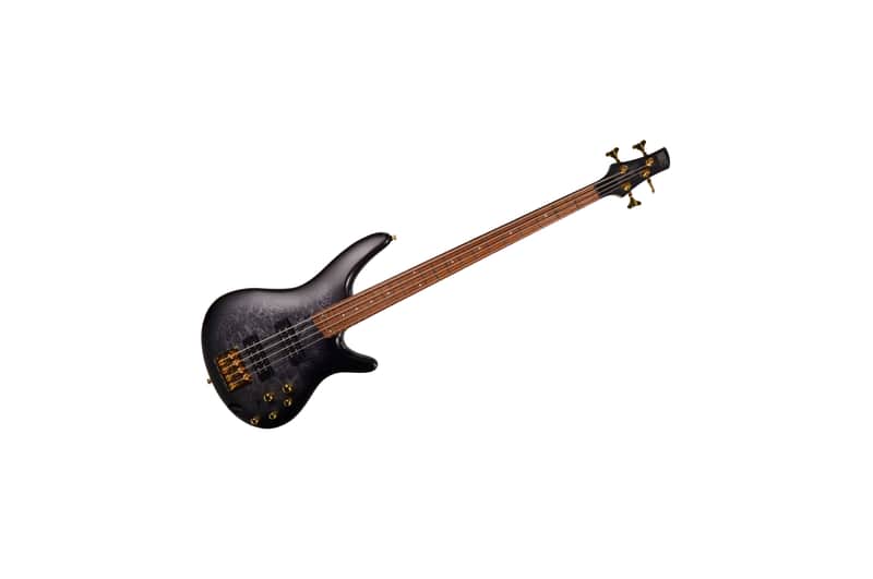 Ibanez SR300EDX-BZM 4-String Active Bass Guitar – Black Ice Matte 2025 - Black Ice Matte image 1