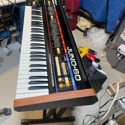 Roland Juno-60 61-Key Polyphonic Synthesizer 1982 - 1984 - Black