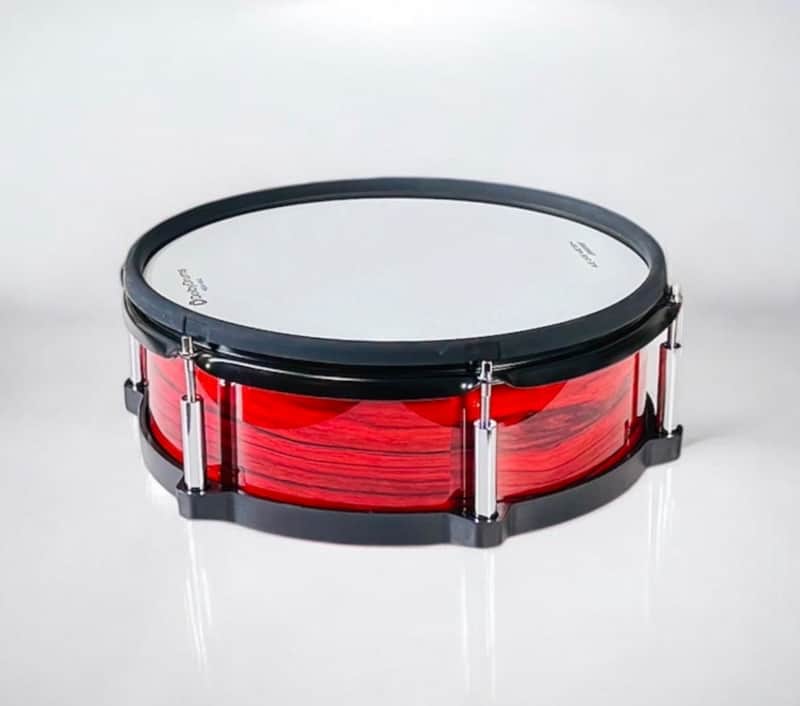 Dolby 12” Electronic Red Wood SNARE w 6 Triggers for Roland Alesis Drum HX image 1