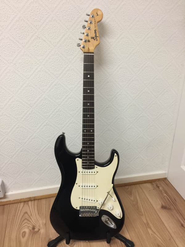 Squier 50th Anniversary Stratocaster 1996 Black image 1