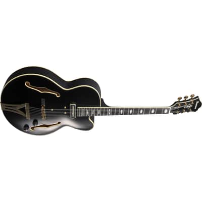 Ibanez PM3C Pat Metheny Signature Hollow Body Guitar w/ Hardshell Case - Black Low Gloss image 5