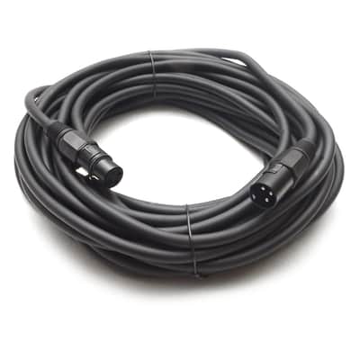 Seismic Audio SAMIC50.2 18-Gauge XLR Male to Female Mic Cable - 50'
