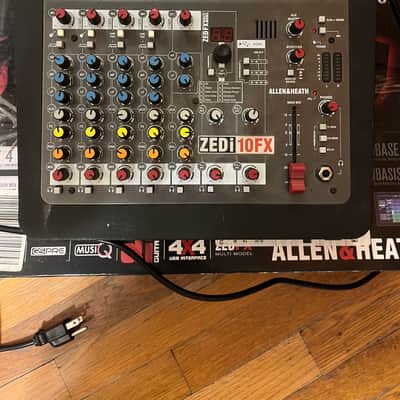 Allen & Heath ZEDi-10FX Compact 10-Input Hybrid Mixer/USB Interface with Effects 2016 - Present - Black image 2