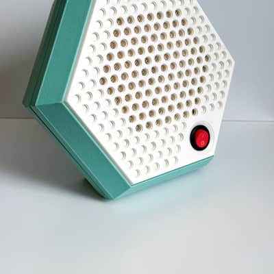 Vintage Bluetooth speaker "Donbas-306" 1988, USSR, Soviet speaker, Handmade mod image 2
