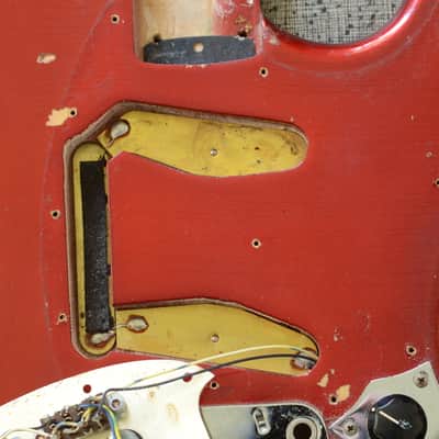 Competition Red 1972 Fender Mustang with Original Case image 21