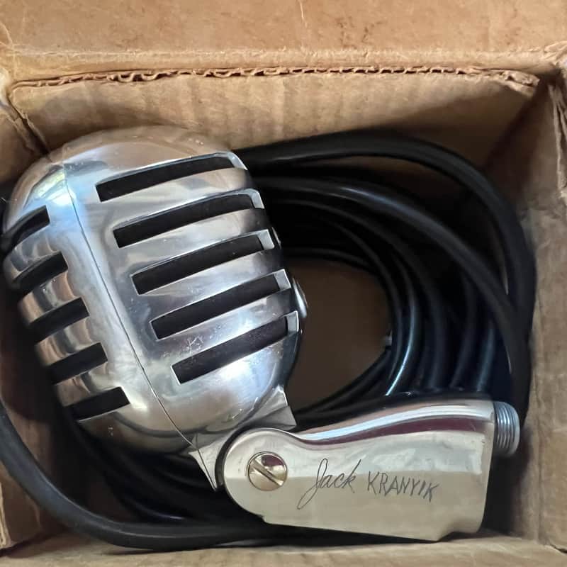 1940s Electro-Voice 950 Cardax Crystal Microphone Chrome