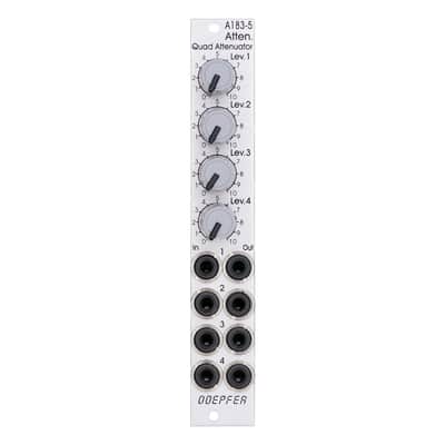 Doepfer A-183-5 Quad Attenuator Eurorack Module image 1