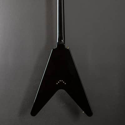 Gibson Custom Shop Flying V Custom w/Ebony Fingerboard Gloss - Ebony image 5