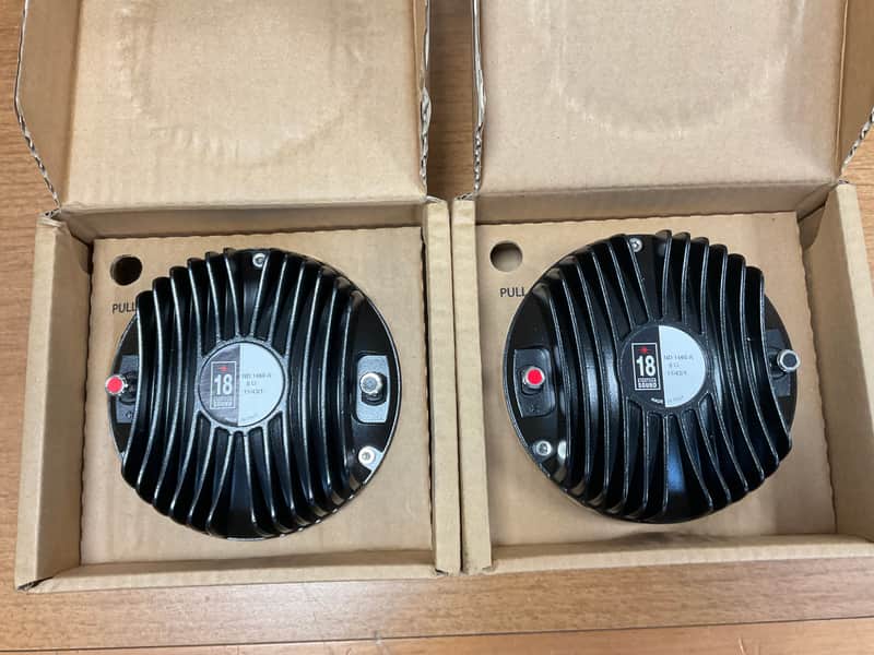 Eighteen Sound ND 1460A PAIR HI POWER DRIVER 8 hom image 1
