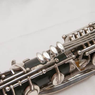 Selmer-Paris Selmer Paris Model 33 Professional Wood Bass Clarinet, Beautiful Silver, Low Eb image 9