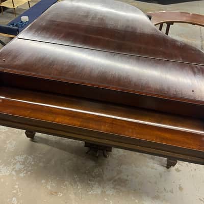 Steinway & Sons Model M – 5'7" Mahogany Grand Piano – Beautiful Tone – Exceptional Value image 13