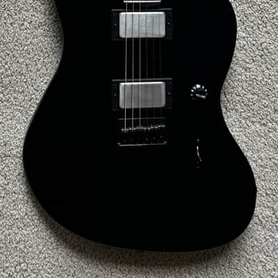 Fender Jim Root Jazzmaster Electric Guitar, Flat Black, Hard Shell Case image 3