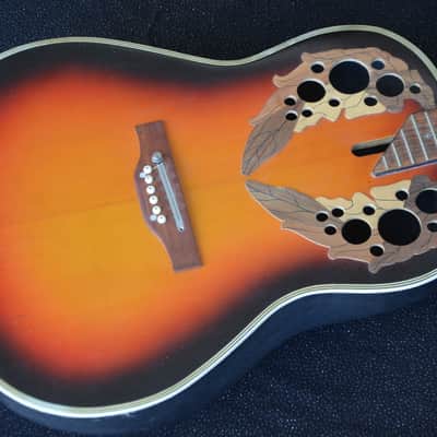 Ovation-Style Deep Bowl Guitar * needs some work/love*very cool project guitar for little money! * image 7