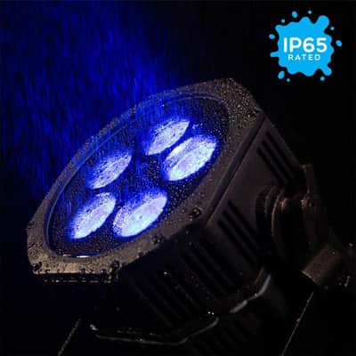ADJ Mirage Par H IP IP65-Rated Battery-Powered RGBAL+UV LED Par Light Fixture image 2