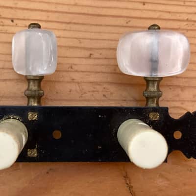 Vintage Engraved Fustero Classical Spanish Guitar Tuning Heads Tuners Circa 1970 image 6