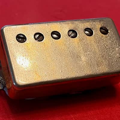 Vintage Gold Gibson Patent Number Sticker Pickup - 1960's/1970's? Post PAF - For Les Paul ,ES335, SG - REDUCED PRICE (as is) image 1
