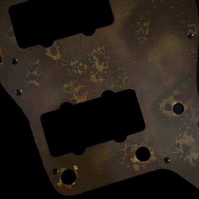 Jazzmaster Pickguard Scratchplate - USA 60s Vintage - Statuary Brass - Made-to-Order image 5