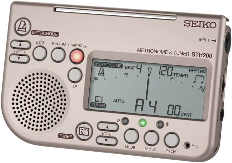 Seiko STH200 Metronome & Chromatic Tuner GOLD image 1