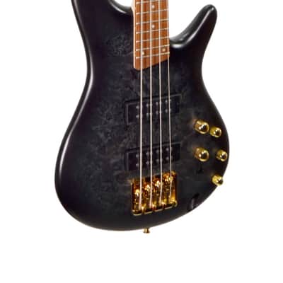 Ibanez SR300EDX-BZM 4-String Active Bass Guitar – Black Ice Matte 2025 - Black Ice Matte image 8